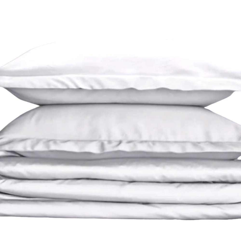 Two sets - Twin Twin/XL 100% Organic White Duvet Covers NWT New